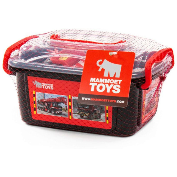 Автомобиль-самосвал Полесье 57143 215-01 MAMMOET+ автомобиль-эвакуатор + конструктор (10 элементов)