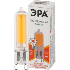 Лампочка ЭРА STD LED JCD-3.5W-GL-827-G9