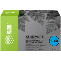 Картридж струйный Cactus CS-M0K02AE 991XL (черный)