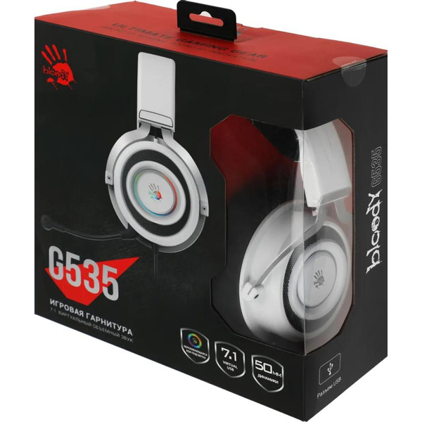 Наушники A4Tech Bloody G535 (белый)