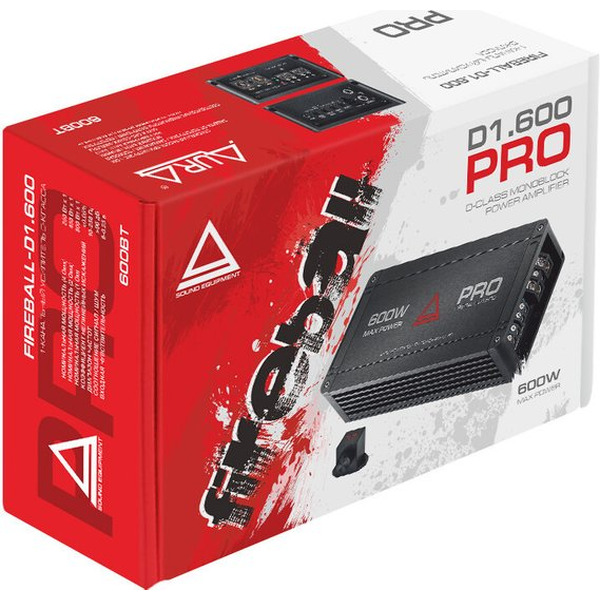 Автомобильный усилитель Aura Fireball-D1.600 PRO