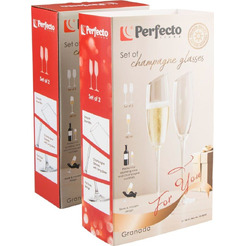 Набор бокалов для шампанского Perfecto Linea Granada 30-282502