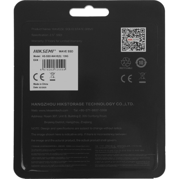 SSD Hikvision Wave(S) 128GB HS-SSD-WAVE(S) 128G