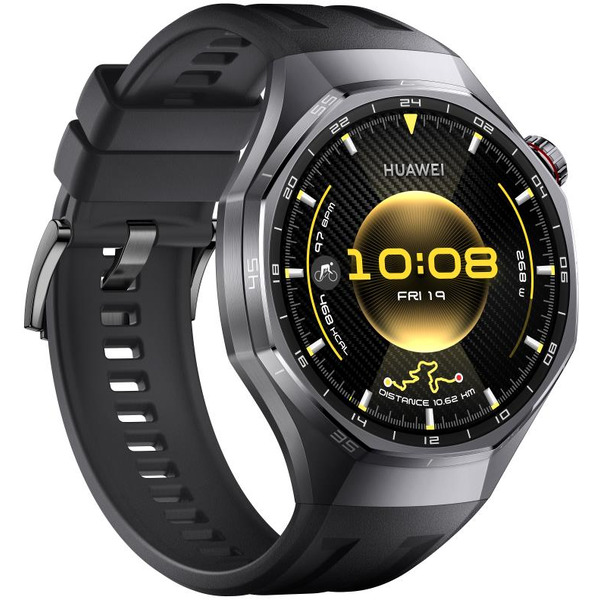 Смарт-часы HUAWEI Watch GT 6 Pro 46mm (ATM-B29) черный, с черным ремешком из фторэластомера