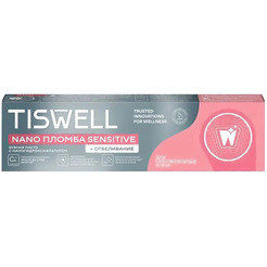 Зубная паста TISWELL Реминерализующая отбеливающая наногидроксиапатит для чувствительных зубов, 110 г