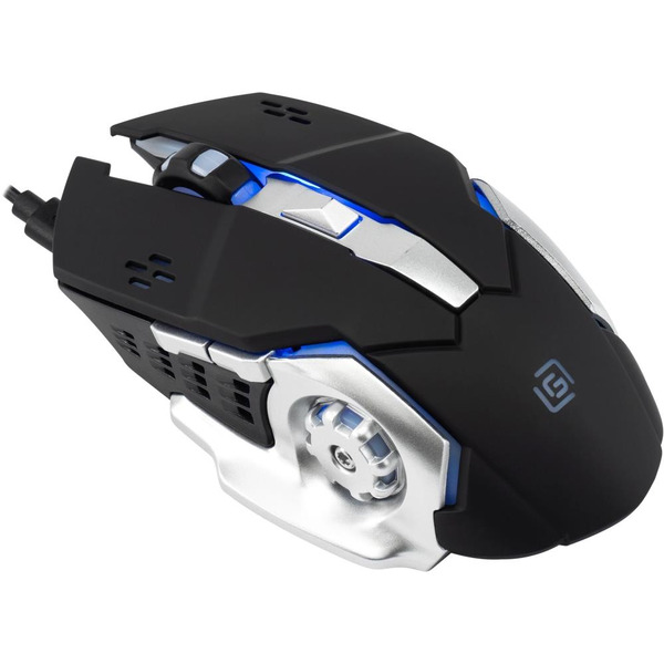 Мышь OKLICK 770GW (черный/серебристый)