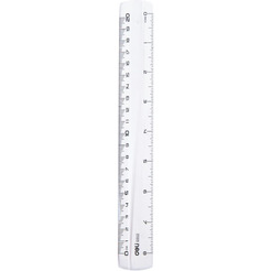 Набор линеек DELI PIONEER G00412 прозрачный, 4 предмета, (линейка 20 см, 2 треугольника, транспортир)