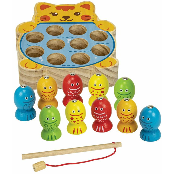 Развивающая игра BRAUBERG KIDS магнитная рыбалка " Кот" 665246