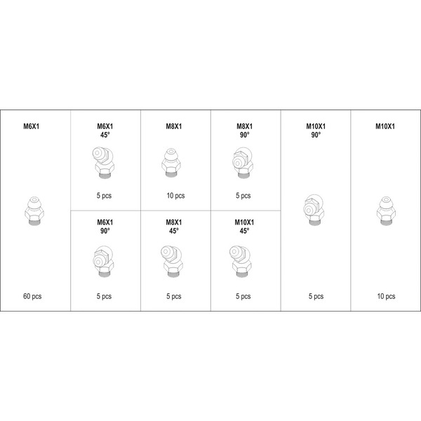 Набор автоинструмента Yato YT-06888