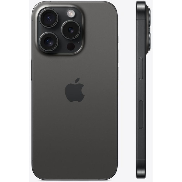 Смартфон Apple iPhone 15 Pro 256Gb SIM+eSIM восстановленный Rostock Грейд A (черный титан)