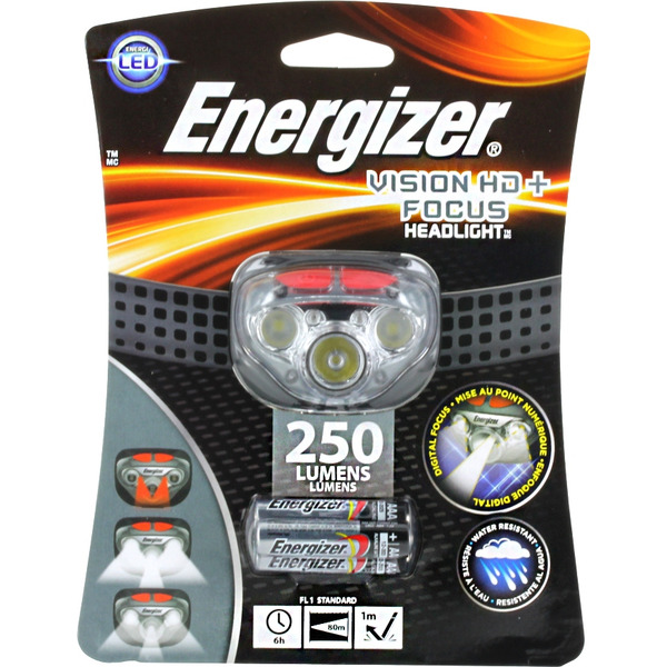 Фонарь ENERGIZER Headlight Vision HD+ Focus 3xAAA E300280701