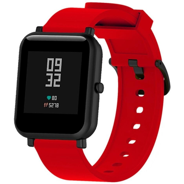 Ремешок Bingo Silicone для Amazfit Bip/GTS/GTR 42mm/Ширина 20мм Красный
