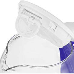 Электрический чайник KITFORT KT-6140-1 (белый/фиолетовый)