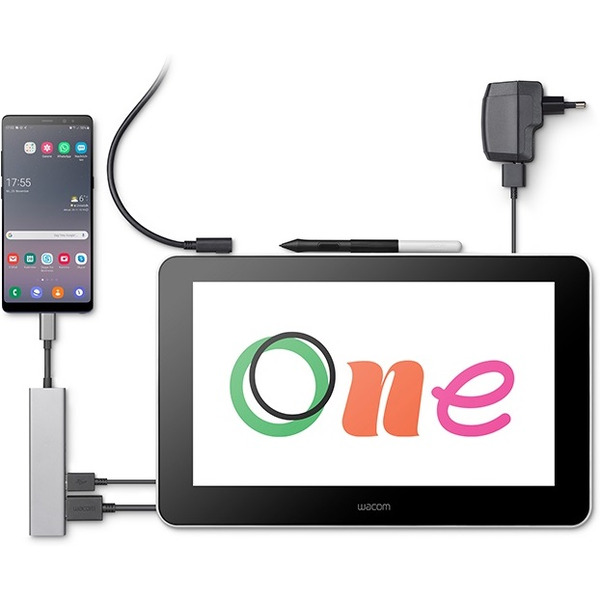 Графический монитор Wacom One DTC133WOB