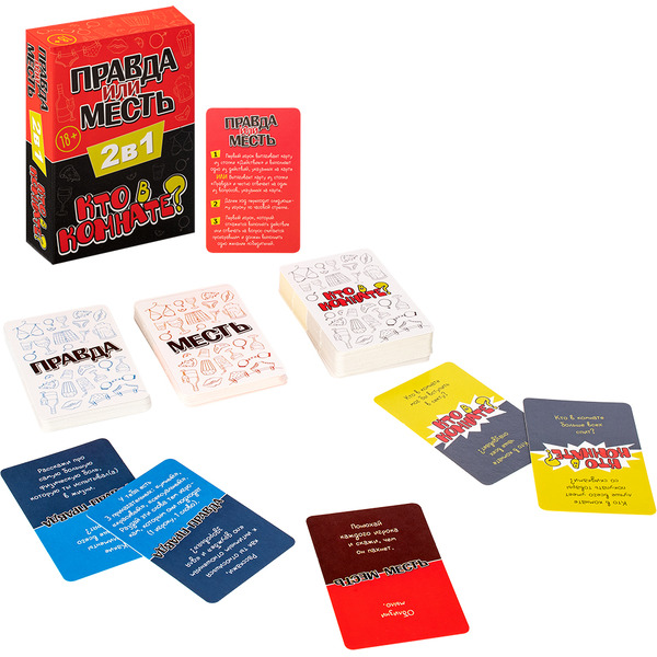 Настольная игра Dream Makers Правда или месть. Кто в комнате 18+ 2324C