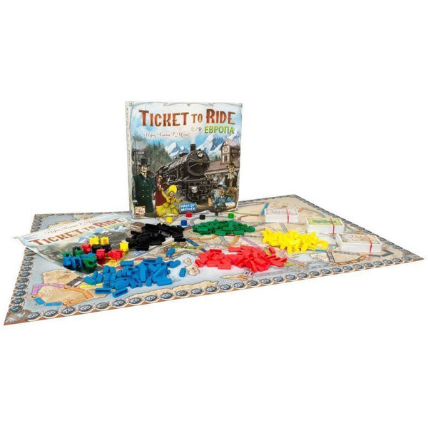Настольная игра HOBBY WORLD Ticket to Ride: Европа 1032 (3-е русское издание)