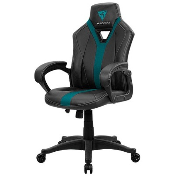 Кресло компьютерное THUNDERX3 YC1 (черный/бирюзовый)