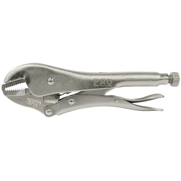 Зажим с фиксатором Pro Startul PRO-6054-02 250мм прямые губки