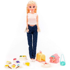 Кукла Полесье Ксюша в брюках + аксессуары (12 элементов) (в коробке №4) 8163