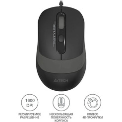 Мышь A4Tech Fstyler FM10S (серый/черный)