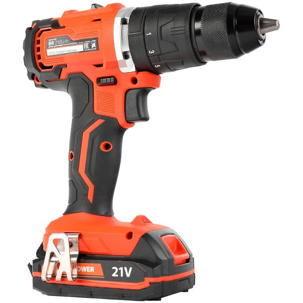 Дрель-шуруповерт Patriot BR 210UES-h 180301555 (с 2-мя АКБ, кейс)