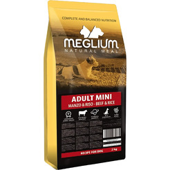Сухой корм для собак Meglium Dog Adult Mini Beef-Rice MS2202 2кг