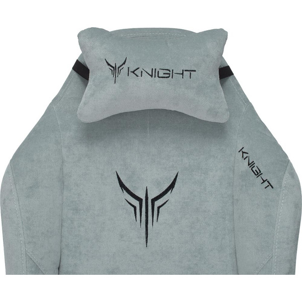 Кресло игровое Knight N1 Fabric Light-28 (1626368) серо-голубой