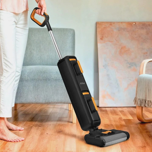 Вертикальный беспроводной моющий пылесос Kitfort КТ-5260