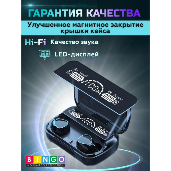 Наушники Bingo M10 (черный)