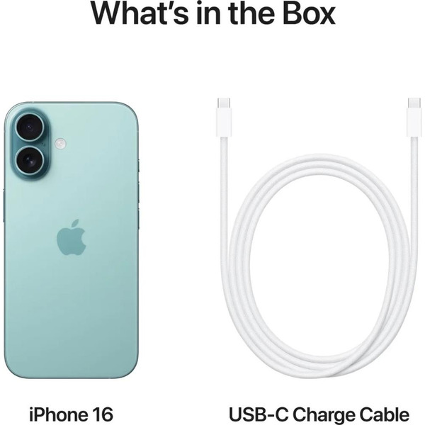 Смартфон Apple iPhone 16 128GB Teal (MYDV3J/A)