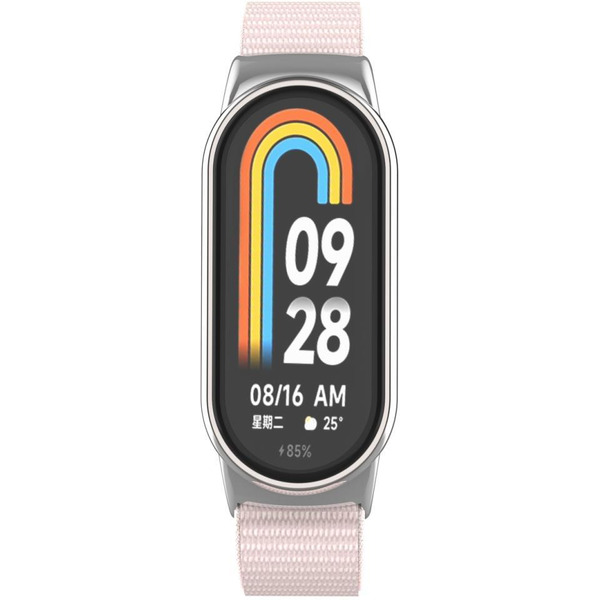 Ремешок Bingo Nylon для Xiaomi Mi Band 8 Пудровый