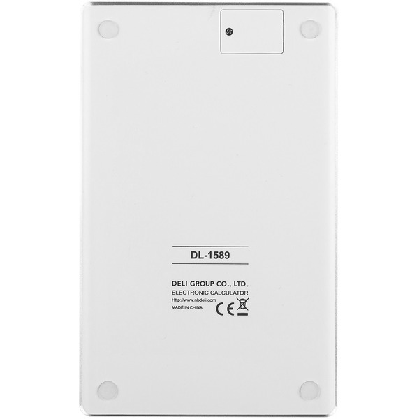 Калькулятор DELI 1589WHITE