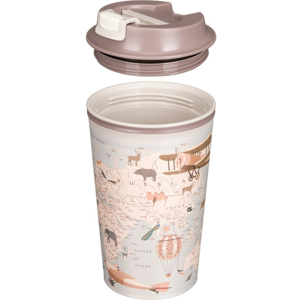 Термостакан Phibo Карта 0.35 л 433282234 (бежевый)