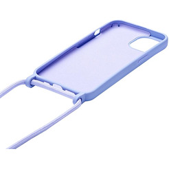 Бампер Bingo Lanyard для Apple iPhone 13 (фиолетовый)