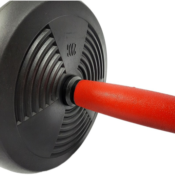 Набор гантелей AMETIST со штангой и гирями 6в1 30 кг