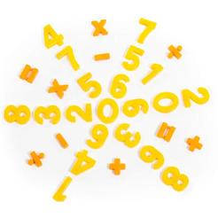 Набор цифр Полесье Первые уроки 70647 (20 цифр+10 математических знаков, магнит)