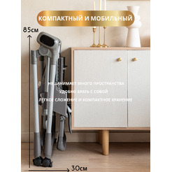 Стульчик для кормления 4в1 VipBaby POLLY GRAPHITE