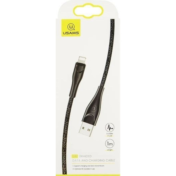 Кабель Usams U41 Lightning US-SJ391 (SJ391USB01) черный