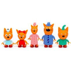 Конструктор Полесье Макси. Три кота. Путешествие на поезде 94937