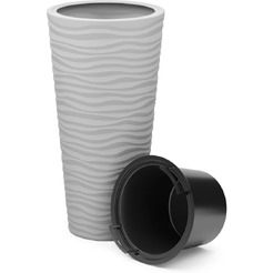 Кашпо Альтернатива Оазис М8076 (серый)