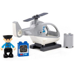 Конструктор Полесье Макси Вертолет полиции 10838