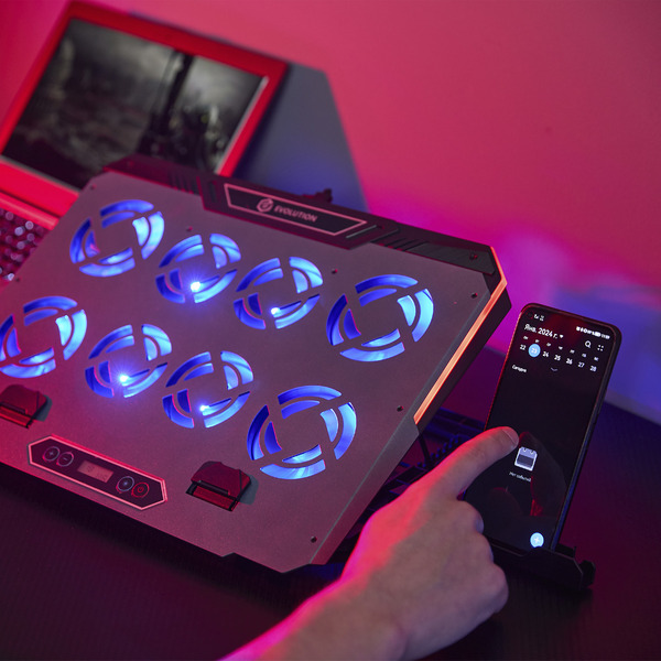 Подставка для ноутбука EVOLUTION LCS-06 RGB