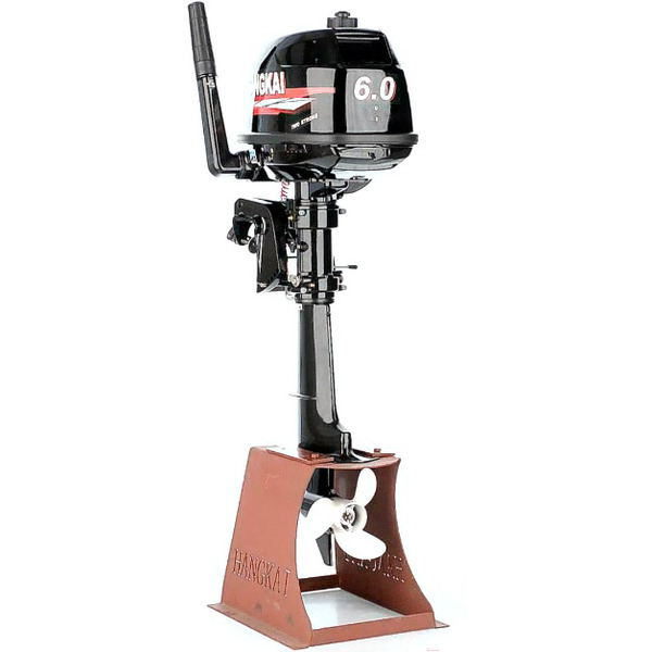 Мотор лодочный Hangkai 6 HP 2-тактный