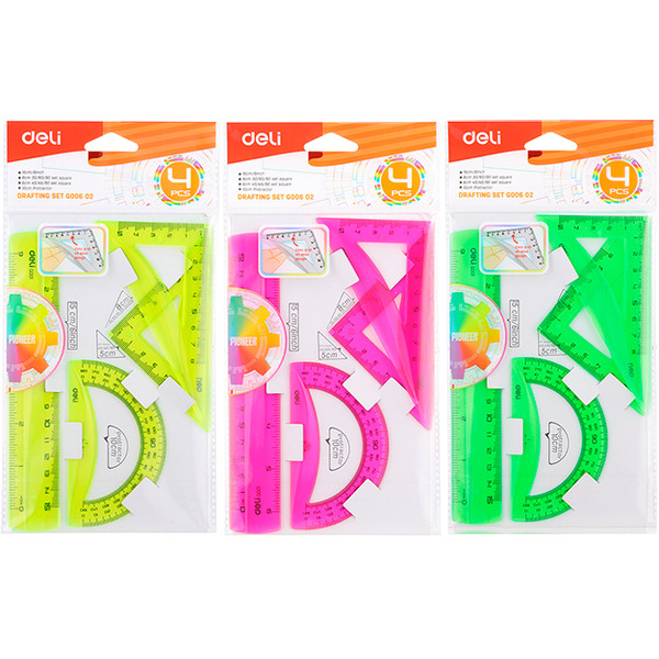 Набор линеек DELI G00602