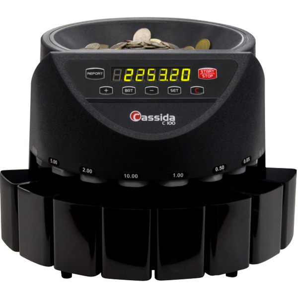 Счетчик-сортировщик монет Cassida С100
