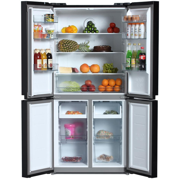 Холодильник Hyundai CM5005F (черное стекло)