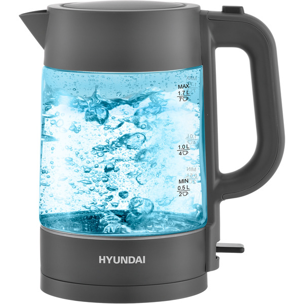 Электрический чайник Hyundai HYK-G7707 (графит)