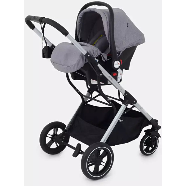 Универсальная коляска MOWbaby Jasper MB022 (3 в 1, серый)