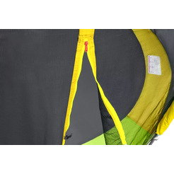 Батут Alpin ATGY-252 2.52 м с защитной сеткой и лестницей