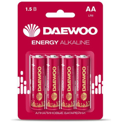 Батарейка Daewoo Energy Alkaline AA 4 шт. 5029781
